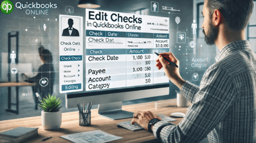 deleting a check in QuickBooks Online