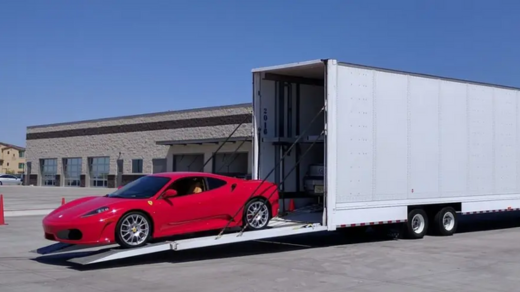 Enclosed auto transport