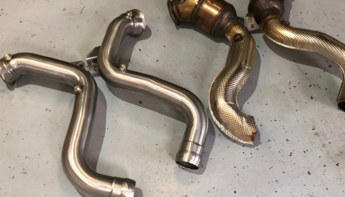 Mercedes AMG GLE63 downpipes